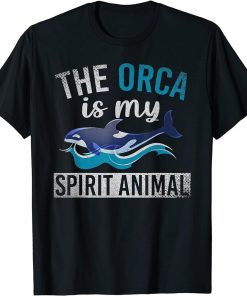 Killer Whale Waves Ocean Animal Gift Spirit Animal Orca T-Shirt